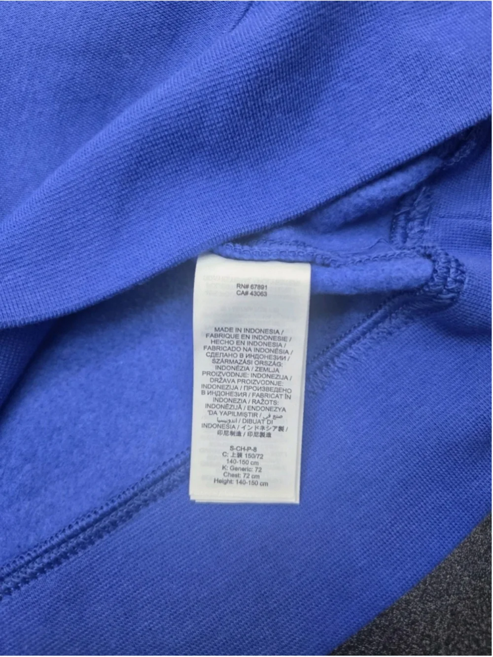 Nike Dallas Cowboys Throwback Football Hoodie Blue Youth Small NWT #1548